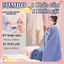 1 Khăn Tắm & 1 Khăn Gội Khăn Ủ Tóc Thấm Hút Tốt Khăn Lau Tóc Chất Liệu Mềm Mịn kícḣ Thước 70cm x 140cm &