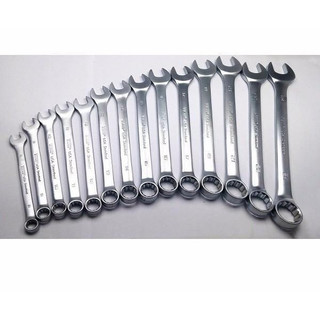 🔥Rẻ AIMVUKES Bộ cờ lê, bộ khóa vòng miệng 14 chi tiết tiêu chuẩn USA 8-24 mm