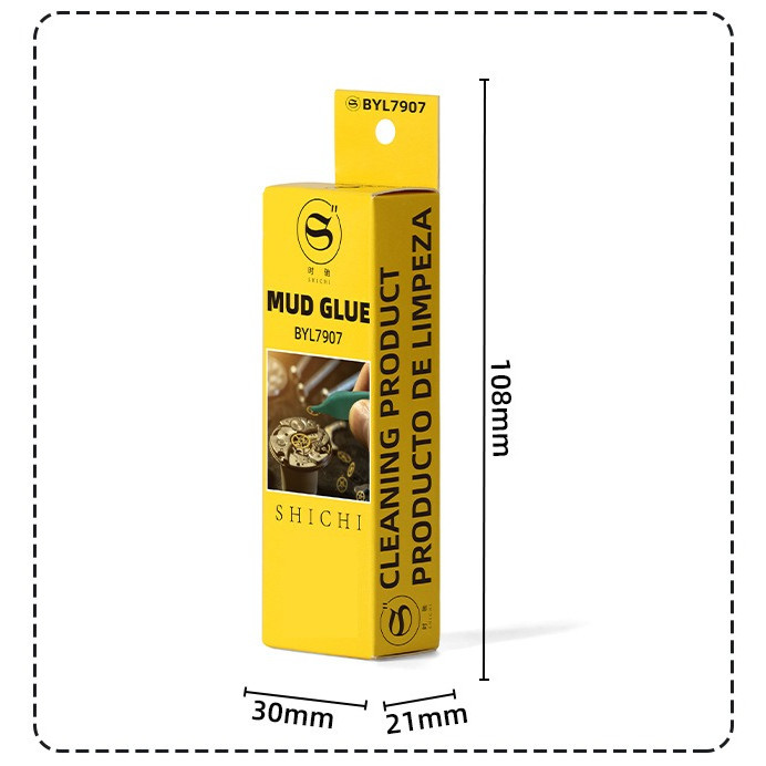 6033 7033 Đồng hồ màu xám xanh lá cây Công cụ loại bỏ bụi Rodico Putty Đồng hồ mặt số Cleaner cho các nhà sản xuất đồng hồ