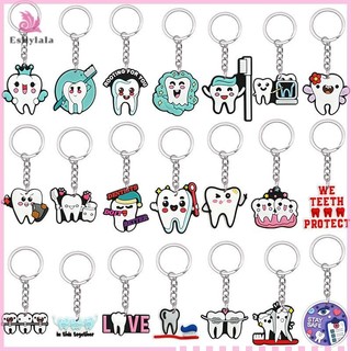 10 Chiếc Hình Răng Mô Hình Mô Phỏng Móc Khóa Thời Trang Móc Khóa Hoạt Hình Đáng Yêu Bé Gái Trẻ Em Quà Tặng Mặt Dây Chuyền Răng [MỚI]