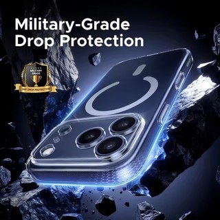 [JLK] Ultra Thin Shockproof Wireless Charging Strong Magnetic Case For iPhone 17 Pro Max Air 17Pro 17Air Clear Back Cover Phone Case