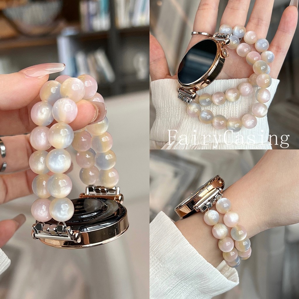 Dây đeo hạt nhựa dòng chảy 18 20 22MM cho Xiaomi Mi Watch S1 / S1 Pro / S2 / S3 / S4 Dây thun cho Mi Watch Color 2 2Pro