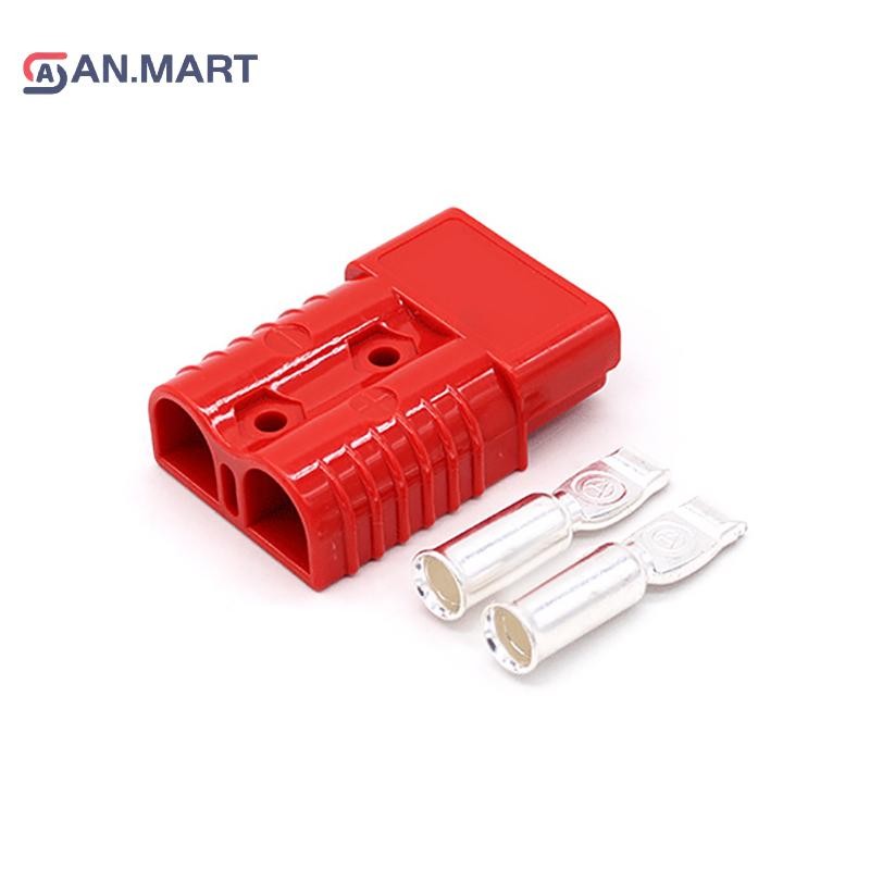 Bigdealssuper 1PC 600V 50 / 120A Bộ phích cắm nguồn Đầu nối nhanh với thiết bị đầu cuối chống bụi cho xe kéo Thuyền Caravan Kết nối siêu