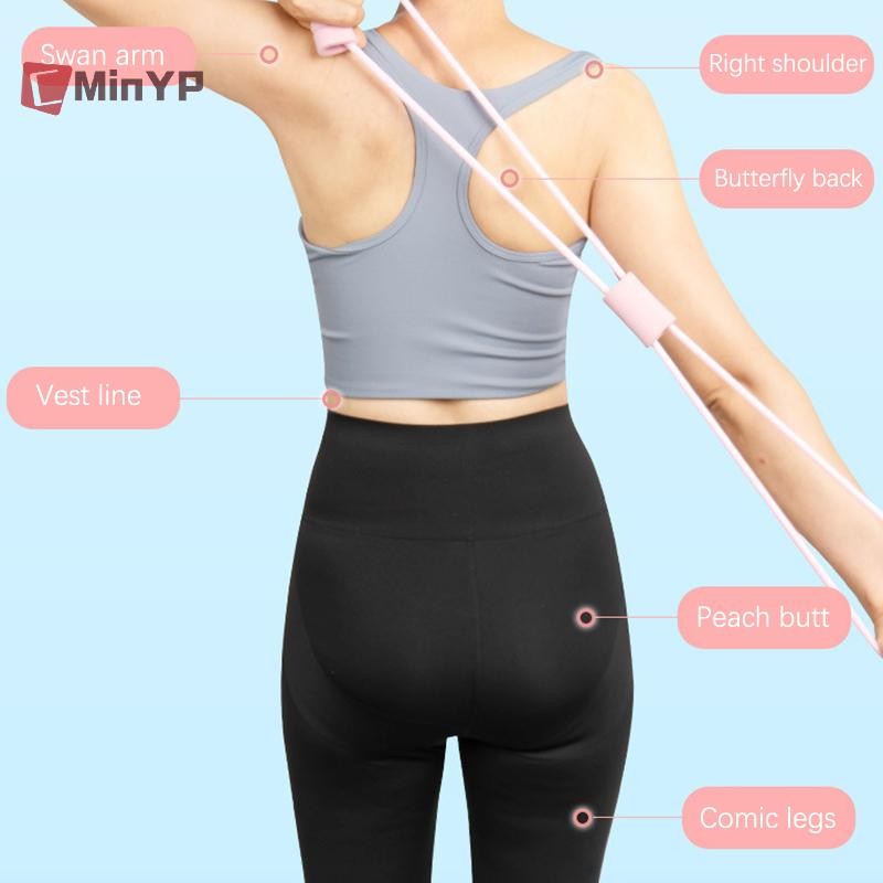 Dây Kháng Lực Số 8 Hỗ Trợ Tập Yoga / Mở Rộng Ngực / Lưng / Lưng Hình Số 8 Thời Trang Cho Nữ
