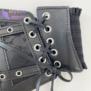 [Huyền bí] Thắt lưng Corset ren co giãn thời trang dành cho nữ Bé gái Co giãn rộng Cummerbunds Nữ Goth Punk Đầm Thắt lưng Quà tặng [Mới]