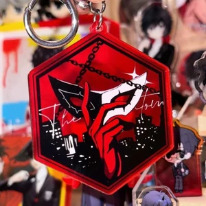 Persona 5 Acrylic Móc Khóa Ren Amamiya Akira Kurusu Anime Dễ Thương Móc Khóa Túi Mặt Dây Chuyền Sưu Tập Merch