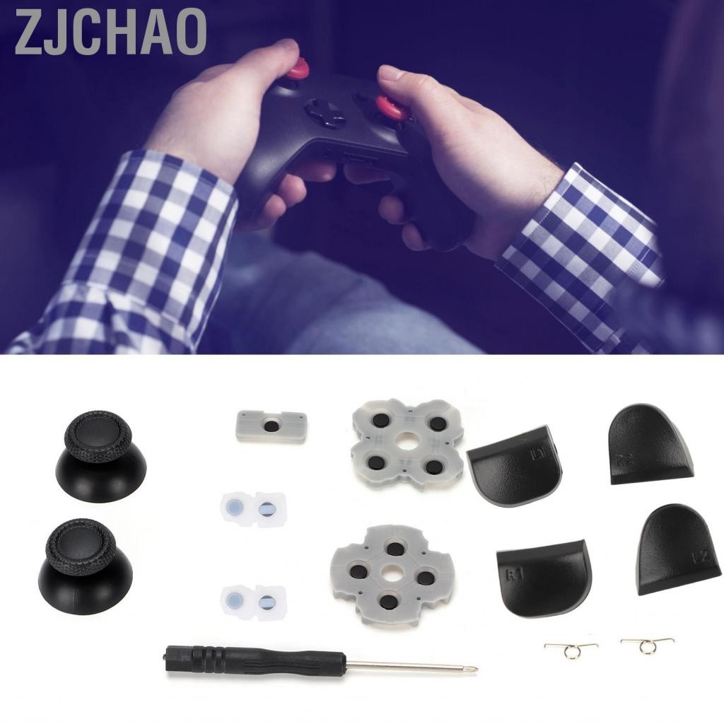 Zjchao Bộ điều khiển PS5 Bộ phụ tùng thay thế cho tay cầm Rocker Pad Pad.