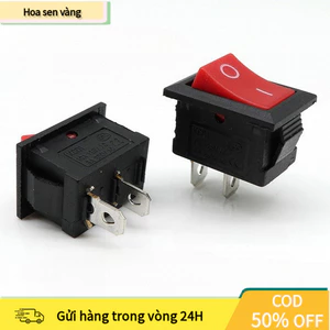 【24H】Công tắc ON/OFF mini, hỗ trợ định mức kép 6A-125V và 3A-250V, phù hợp cho nhiều ứng dụng điện gia dụng và công nghi