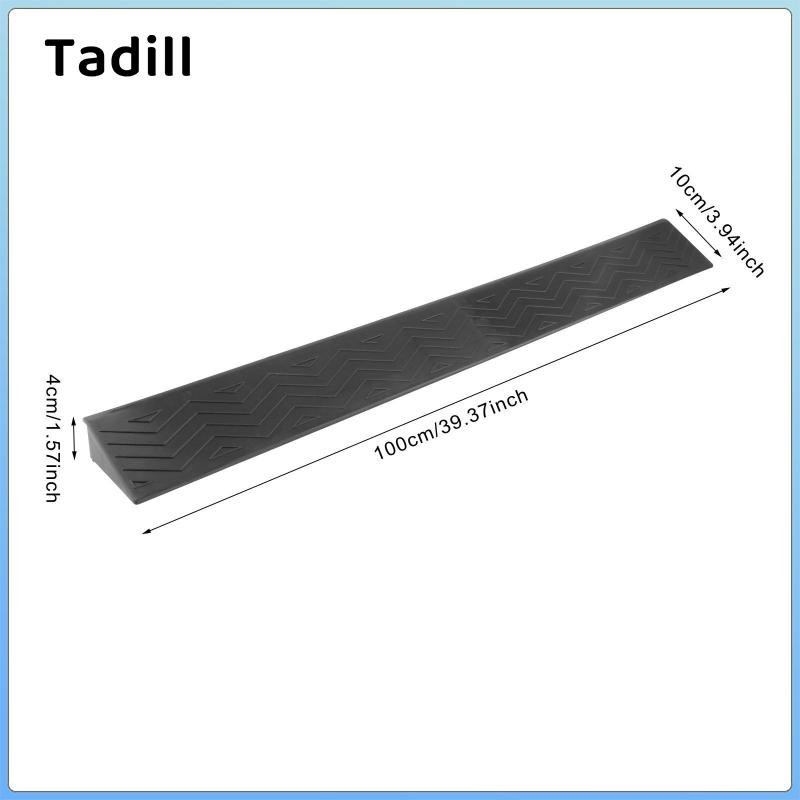 Viền lề đường, Viền ngưỡng, Di động, Chống trượt, Leo tam giác Pad Đường dốc