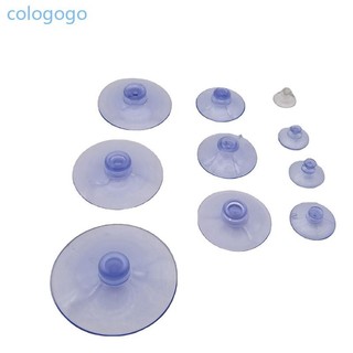 COLO 50 Chiếc Cốc Hút Trong Suốt Không Móc Nhựa PVC Hút Trang Trí Nhà