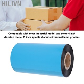 Hilivn Hilivn 1 Cuộn Ruy Băng Truyền Nhiệt 4.33inx984ft 1in Core Nhựa Sáp Tăng Cường Cho Máy In Nhãn Mã Vạch