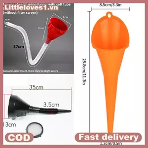 Littleloves1 Phễu Tiếp Liệu 2 Trong 1 Với Bộ Lọc Tích Hợp Nhiên Liệu Linh Hoạt Có Thể Vòi Cho Xăng Diesel Xăng Nhà Để Xe Dụng Cụ Phụ Kiện VN