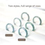 Vòng nước xanh loại đá A Jadeite tự nhiên - Dây rộng được đánh bóng mịn - Chứng nhận thủ công Unisex (Đường kính trong 15-21mm)