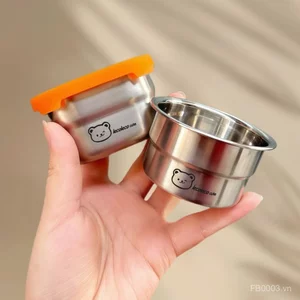 Gừng Tủ Lạnh Hành Di Động Tỏi Nhúng Gia Vị Thép Không Gỉ Có Salad Hộp Bảo Quản Cà Chua Mini 304 Giữ Tươi Niêm Phong Nắp S