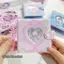 HFTOY Thời Trang Ren Ngọt Ngào Phong Cách Denim Album Thẻ Mini Di Động 3 Inch Photocard Chất Kết Dính Túi Đựng Thẻ Nhỏ Lá Rời Có Thể Tháo Rời ~