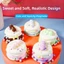Đồ chơi bóp FUHUIOT Soufflé, Đồ chơi mô phỏng bánh siêu mềm sáng tạo, Mới lạ Giảm lo âu Nhào Vui nhộn Phục hồi chậm Đồ chơi Fidget Đồ chơi bàn văn phòng