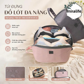 Túi Đựng Áo Ngực Chống Thấm Nước Gấp Gọn Đa Năng, Túi Đựng Đồ Lót Du Lịch Sắp Xếp Vali Gọn Gàng