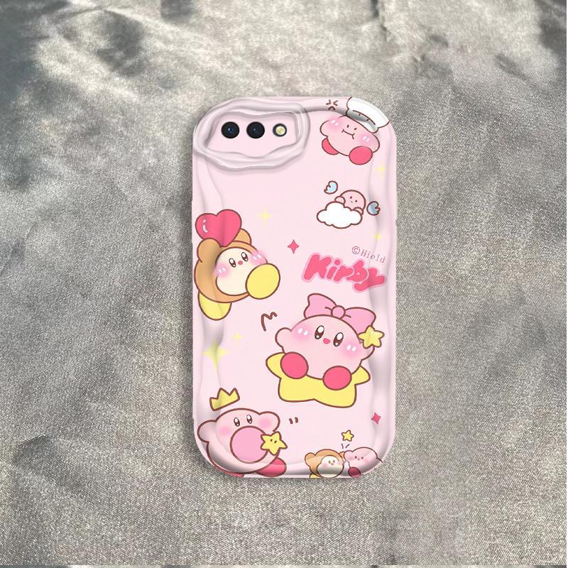 Ốp Silicon Hoạt Hình Cho OPPO A3S A1K A12E AX5 Realme C2 Bảo Vệ 3D Vỏ Điện Thoại Mềm TPU Lotso Bear Kirby Ốp Lưng Chống Sốc