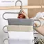 Móc treo quần áo đa chức năng 5 lớp Quần chống trượt Bảo quản vải Ra với nhiều chức năng để treo và bảo quản MỚI