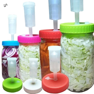 Nắp lên men có van xả một chiều Bộ nắp lên men cho lọ Mason miệng rộng 86mm