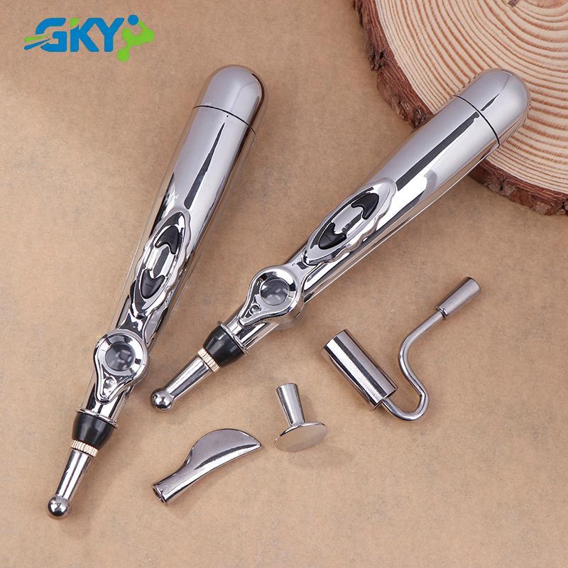 GKY 2 / 5 Đầu Bút Châm Cứu Điện Châm Cứu Điểm Massage Bút Kinh Tuyến Năng Lượng Massage Bút Giảm Đau Massage Bút GKY