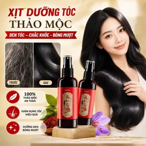⚡Ship Nhanh⚡Chống rụng tóc serum dưỡng tóc | Làm đen tóc xịt dưỡng saffron | Tóc chắc khỏe tinh dầu nghệ tây