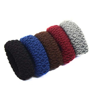 Phụ kiện buộc tóc Không thể phá vỡ Độ đàn hồi cao Boutique Khăn da Jacquard Dây cao su rộng Dây buộc tóc QW6Z