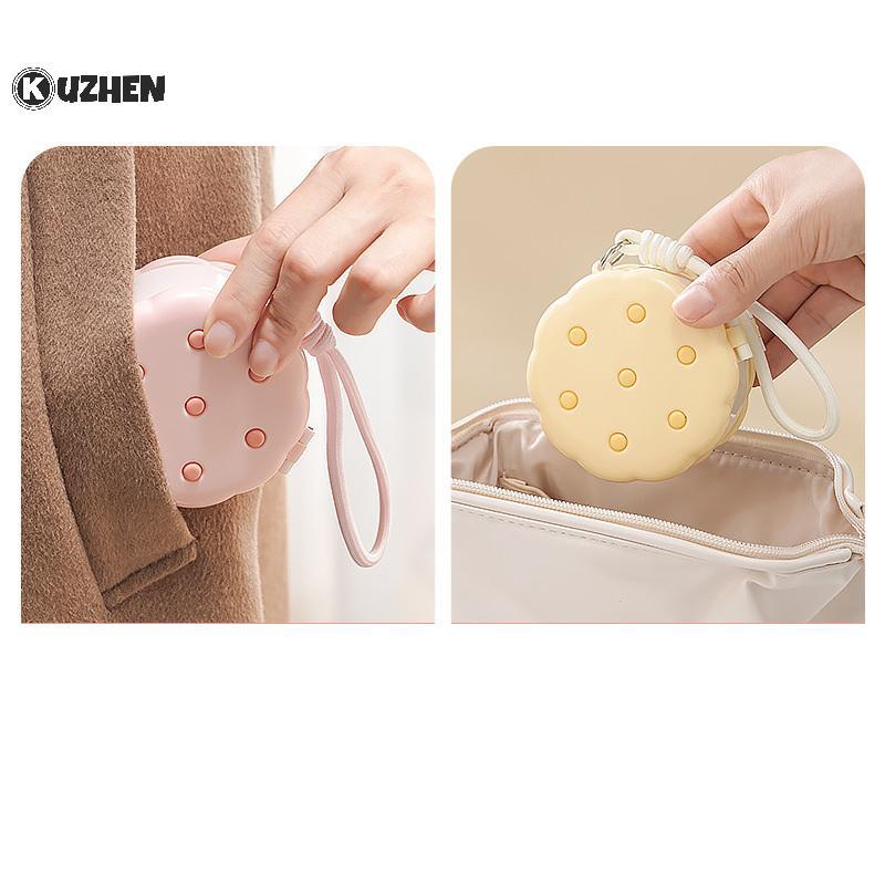 Hộp đựng phấn bột di động hai lớp KUZHEN, Hộp thoáng khí bột khô và ướt, Hộp trang sức chống bụi và thông gió HOT