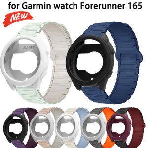 Dây đeo silicon + vỏ cho vòng đeo tay bảo vệ Garmin Forerunner 165