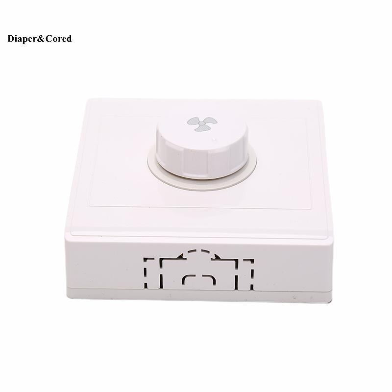 DIAPER & CORED 1PC 86Type Quạt trần Điều chỉnh Bộ điều khiển tốc độ vô cấp Công tắc treo tường 220V 10A YTH