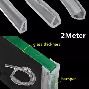 JUIC 2 mét Edge Guard Strip Bền Weatherstrip Hình chữ U Nhiều Kích Thước Cạnh Dải Băng