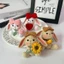 Dễ Thương Lop-Eared Thỏ Móc Khóa Mặt Dây Chuyền Handmade Len Móc Dài Tai Thỏ Búp Bê Dễ Thương Túi Treo Quà Tặng