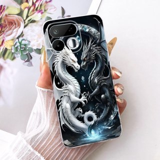 Dành Cho Realme 16T 5G Ốp Lưng RMX5268 Thời Trang Thoáng Mát Rồng Sư Tử Hổ Trong Suốt Silicon Mềm Ốp lưng Cho Realme 16 5G RMX5151 Vỏ