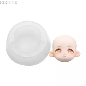 Khuôn mặt silicon KIKIN dành cho những người đam mê thủ công để làm khuôn mặt thực tế cho búp bê và trang trí nhỏ Chất liệu trong suốt