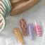 Trong kho 10 cuộn 3D móng tay dải băng thiết lập rô dòng DIY Nail Art Stickers đề can cá tuyết