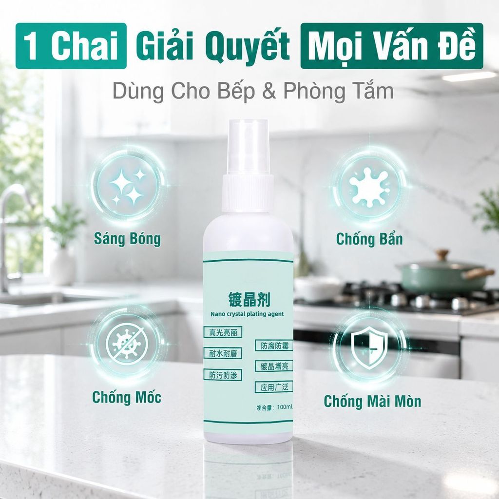 🔥Giá sốc🔥【Đánh bóng phục hồi đá】Chất làm mới đá | Lớp phủ nano bảo vệ | Chất phủ đá chống trầy xước và chống thấm nước