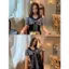 Áo thun ngắn kẻ sọc quây Thắt nơ khâu nữ mùa hè Phong cách mới Thiết kế thời trang Sense Slim-fit Top