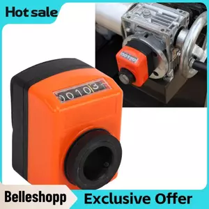 Belleshopp Đường kính lỗ khoan 20 mm Chỉ báo vị trí kỹ thuật số Bộ đếm cấp liệu trục Phụ kiện máy tiện Bộ phận tiện với màn hình rõ ràng cho máy chế biến gỗ