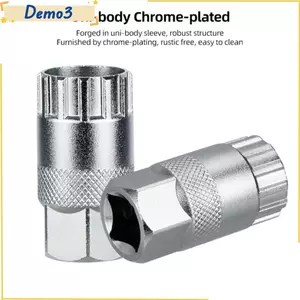 Vòng khóa Cassette, Công cụ cài đặt loại bỏ bạc 12T, Cờ lê lắp bánh xích xe đạp bằng thép Carbon cao