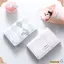 Túi đựng thẻ CHEESELY, đa chức năng với ví đựng thẻ họa tiết ca rô, ví nhỏ đơn giản màu xanh PU phong cách Hàn Quốc dành cho nữ