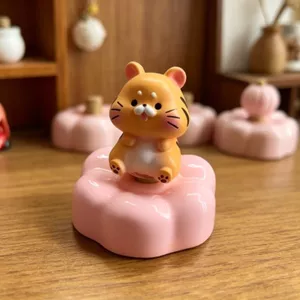 Zhuanzhuan Dezhen Nhựa Dễ Thương Cung Hoàng Đạo Tự Làm Đế Gốm Để Bàn Quà Tặng Trang Trí Văn Phòng 26.3.22