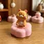 Zhuanzhuan Dezhen Nhựa Dễ Thương Cung Hoàng Đạo Tự Làm Đế Gốm Để Bàn Quà Tặng Trang Trí Văn Phòng 26.3.22