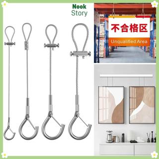 [Giao hàng từ Việt Nam] Dây treo NOOKSTORY, có khóa dây có thể điều chỉnh, Dây treo chiếu sáng bằng thép không gỉ