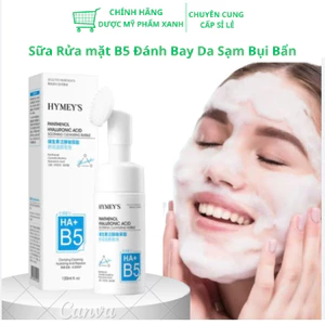 Sữa rửa mặt dưỡng ẩm chiết xuất từ B5 giúp da căng mịn trắng sáng đánh bay mụn và bụi bẩn