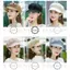 AqToCna Retro Beret Bé Gái Lưới Thoáng Khí Mũ Nồi Ngoài Trời Cắm Trại Mùa Hè Mũ Nồi Chống Nắng Mũ Nồi AqToCna