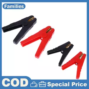 2 Chiếc 100 / 200 / 300 / 500A Chịu Lực Đồng Cá Sấu Kẹp Thiết Bị Đầu Cuối Pin Điện Cá Sấu Kẹp Kiểm Tra Đầu Nối Cho Jumper Cáp Tăng Cường