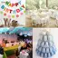 Đế trưng bày Macaron 6 / 10 tầng Tháp bánh Cupcake Ra Đế bánh Khay nhựa cho đám cưới Bánh sinh nhật Trang trí Dụng cụ làm bánh VN
