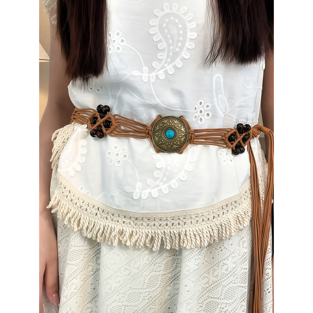 Thắt lưng bện Bohemian 2026 Thắt lưng nữ thời trang Bohemian phong cách mới