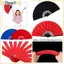 Quạt biểu diễn khiêu vũ, 10 kiểu xương nhựa Trung Quốc Tai Chi Yoga Kung Fu Fan, 33cm Chinoiserie Quà tặng Quạt sân khấu gấp tay Trang trí tiệc cưới