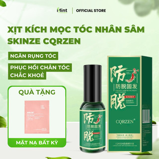 Tinh Chất Mọc Tóc Nhân Sâm SKINZE CQRZEN - Xịt  Kích Mọc Tóc, Giảm Rụng Tóc, Hói Đầu, Dưỡng Nang Tóc Tóc Chắc Khỏe